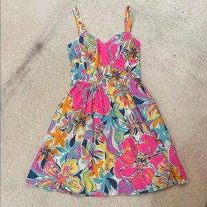 Lilly Pulitzer Colorful Floral Mini Dress